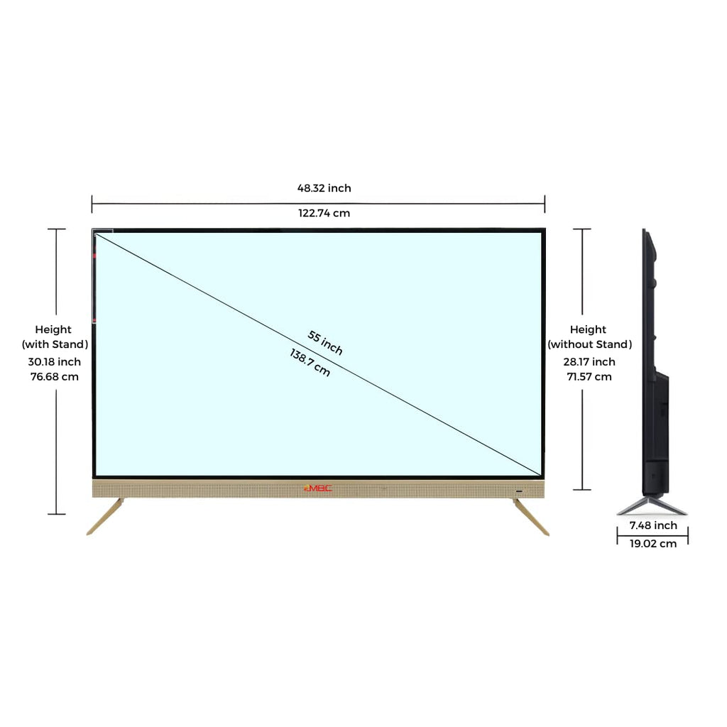 55 inches HD Smart LED TV M58342