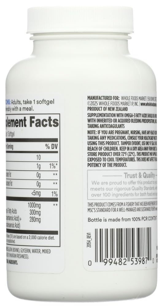 Fish Oil 1000MG 100 CT T43686