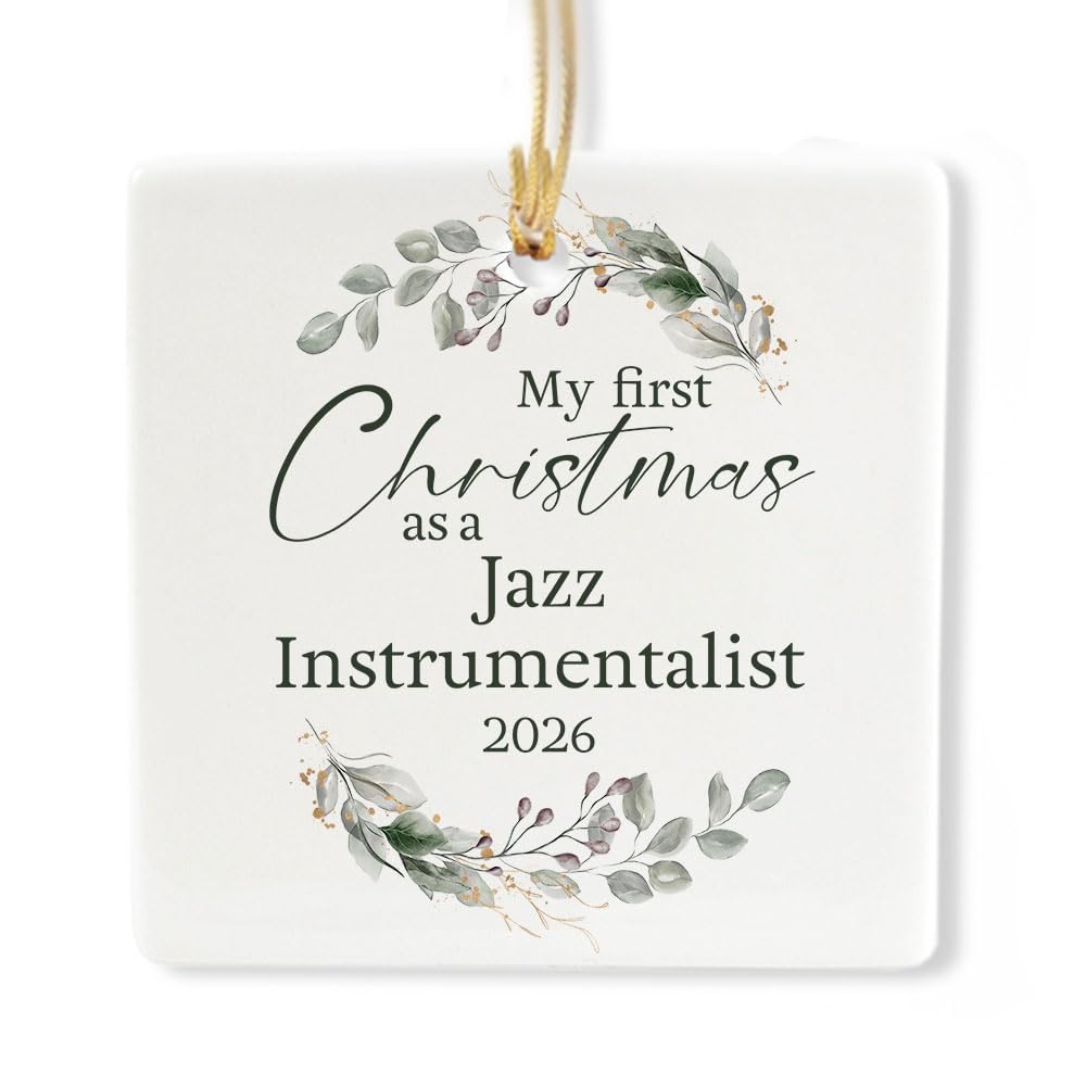 Ceramic 3-inch Square Ornament O2412