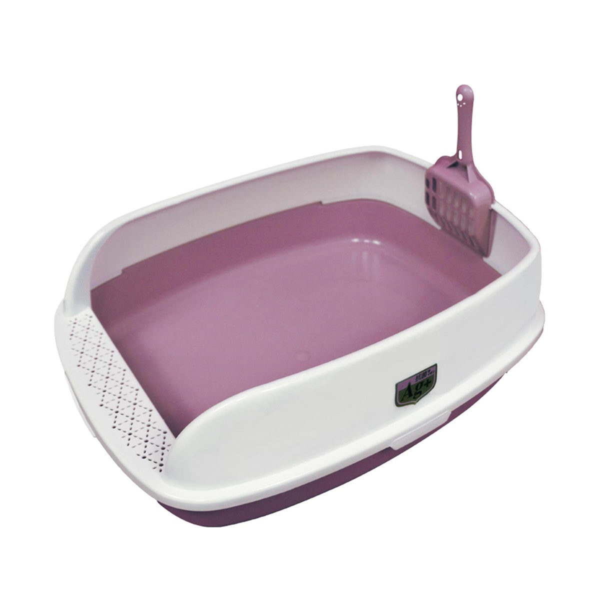 Pink High Sided Cat Litter Box O5323