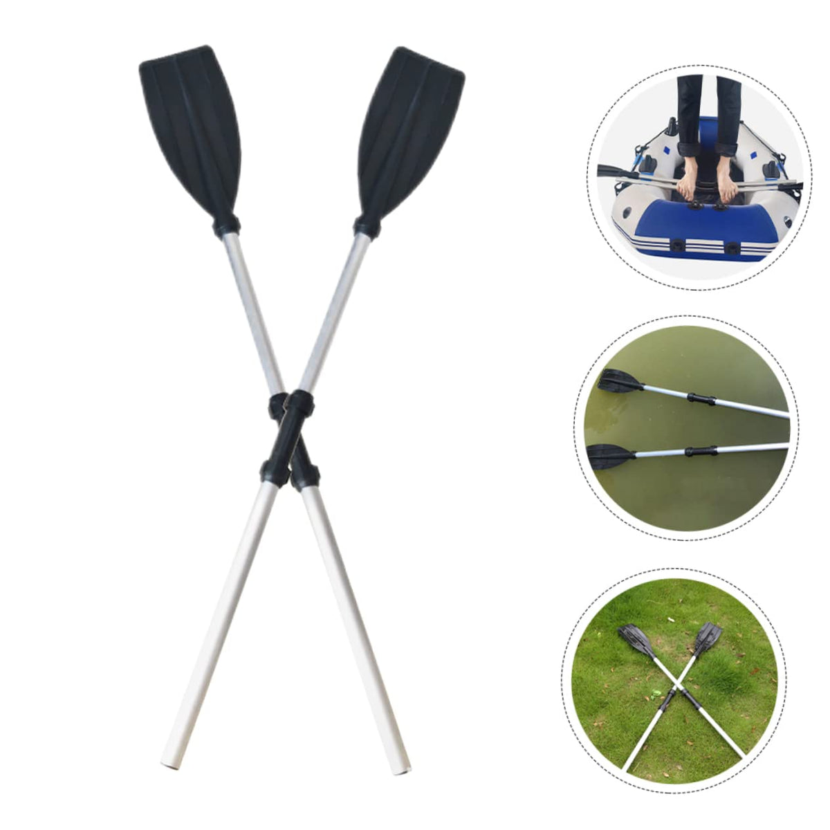 Aluminum Alloy Kayak Paddle Set 2pcs A261