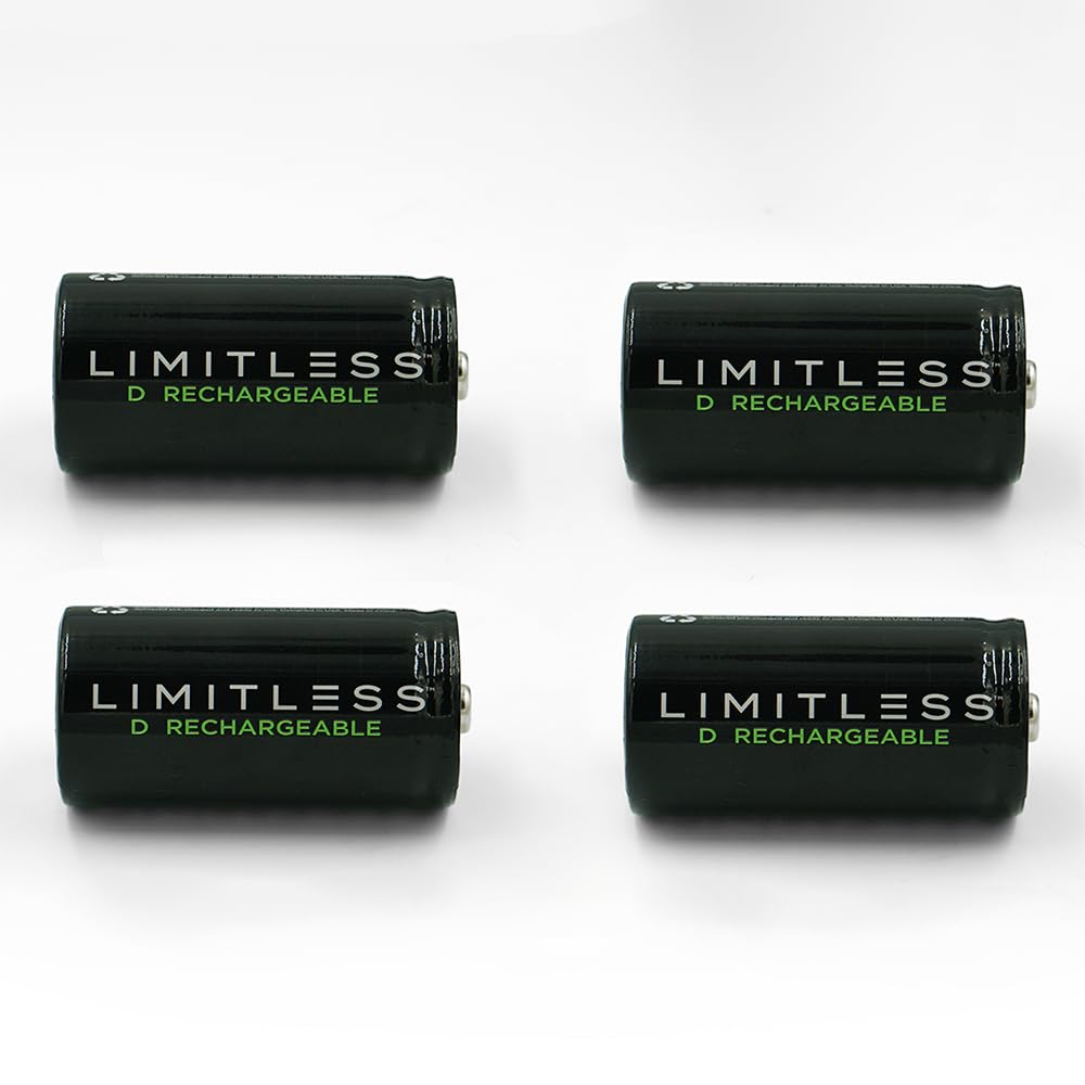 Rechargeable D Batteries 4-Pack N814