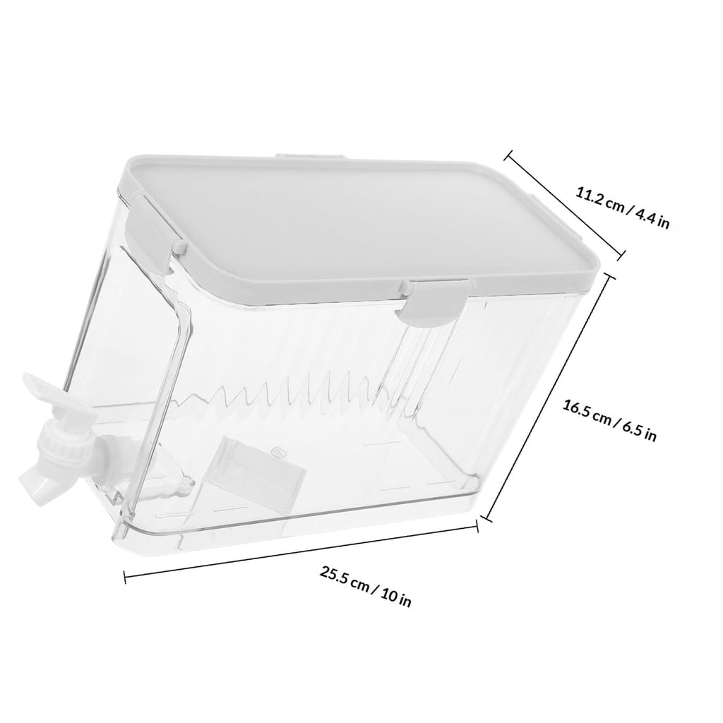 Refrigerator Water Jug with Faucet Large Capacity Beverage Dispenser Y862