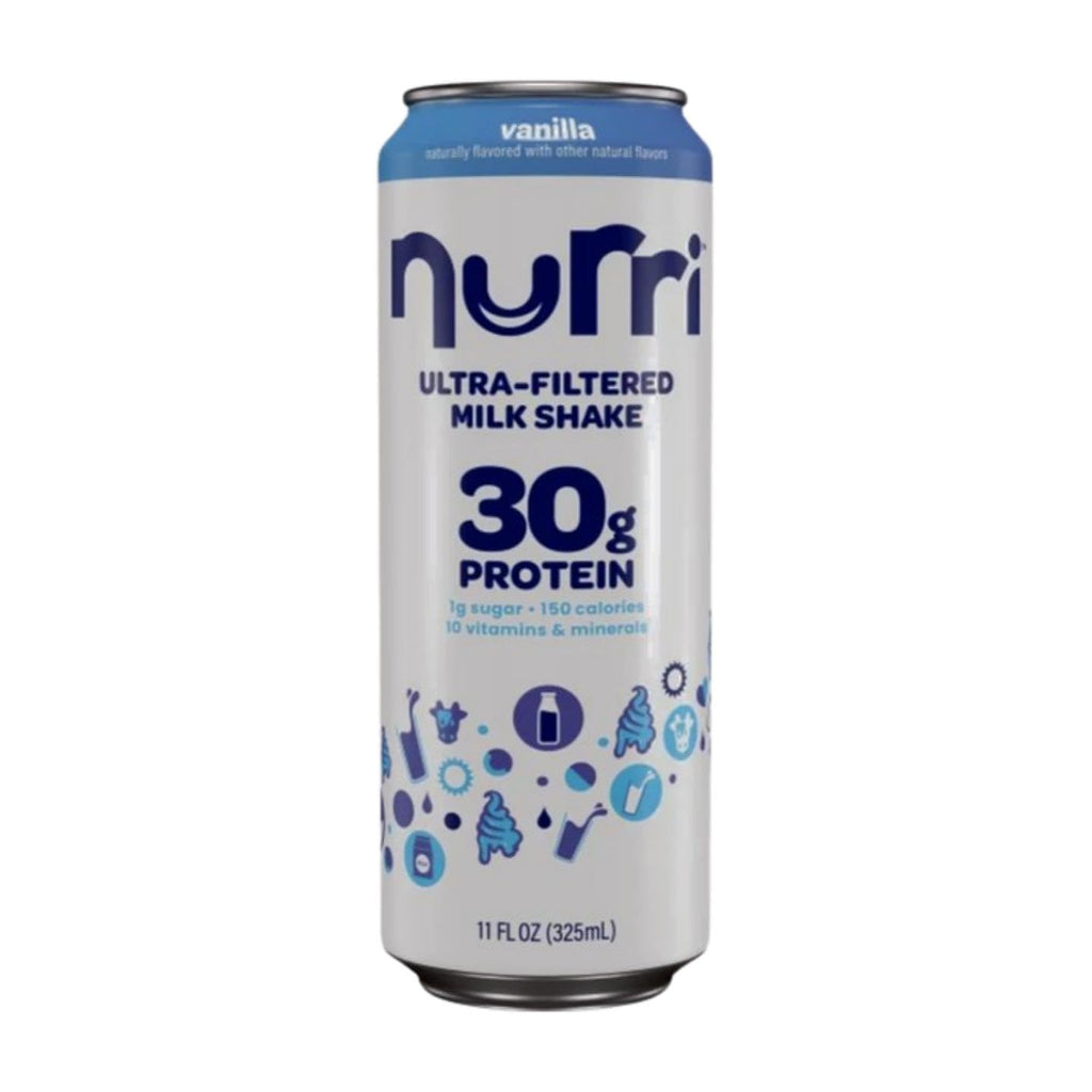 12 Pack Vanilla Milk Shake 30g Protein 1g Sugar Lactose-Free Z269