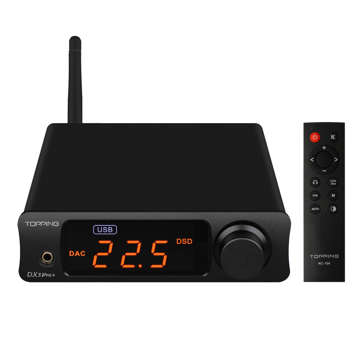 Black Headphone Amplifier DAC AMP with Remote Control M862
