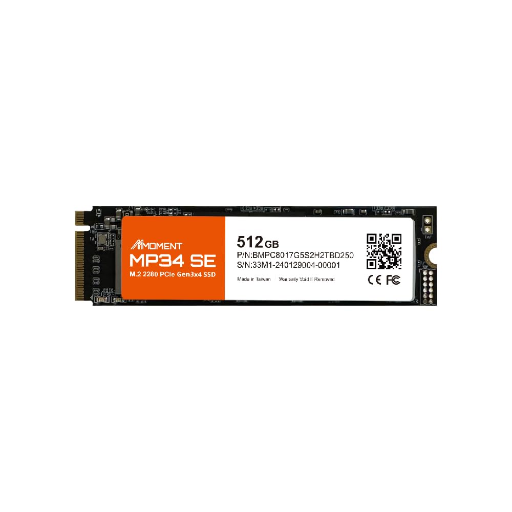 512GB PCIe 3.0 NVMe M.2 2280 SSD J8998