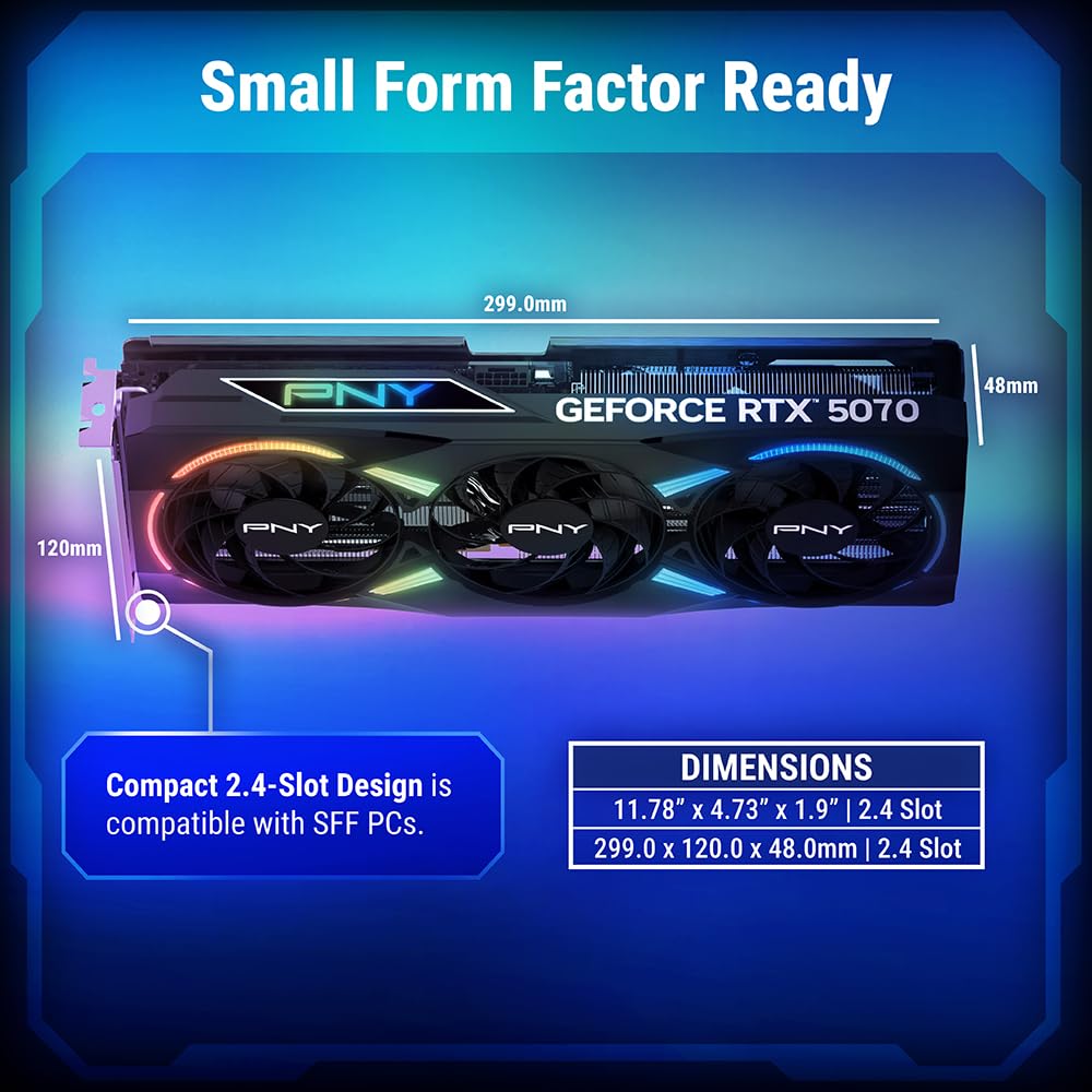 NVIDIA GeForce RTX 5070 Triple-Fan Graphics Card S2020