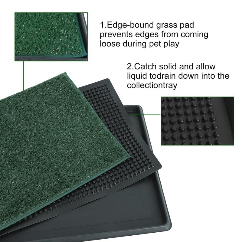 20x25 Inch Dog Grass Pad with Tray A116712