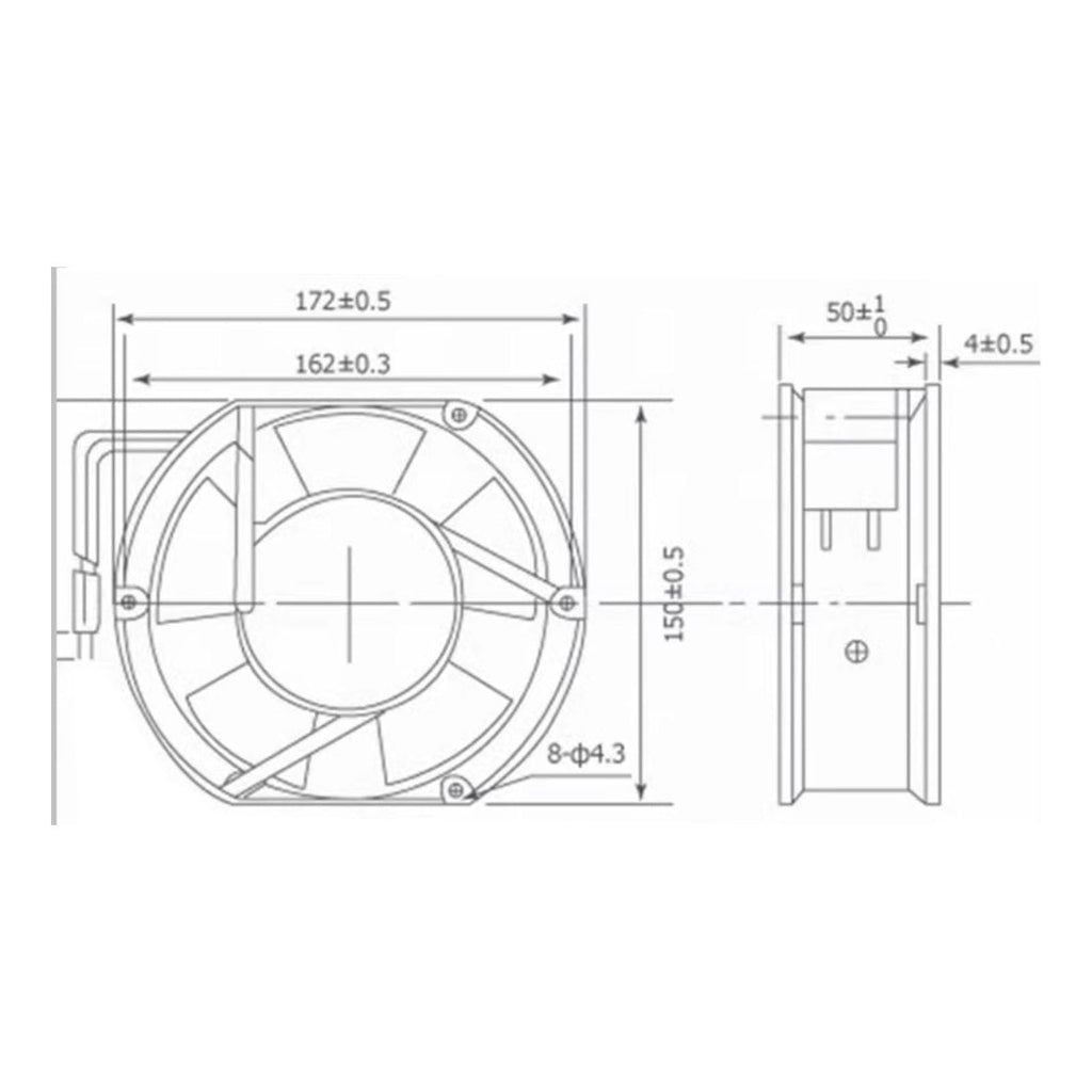 DC 24V USB Brushless Cooling Fan N36363