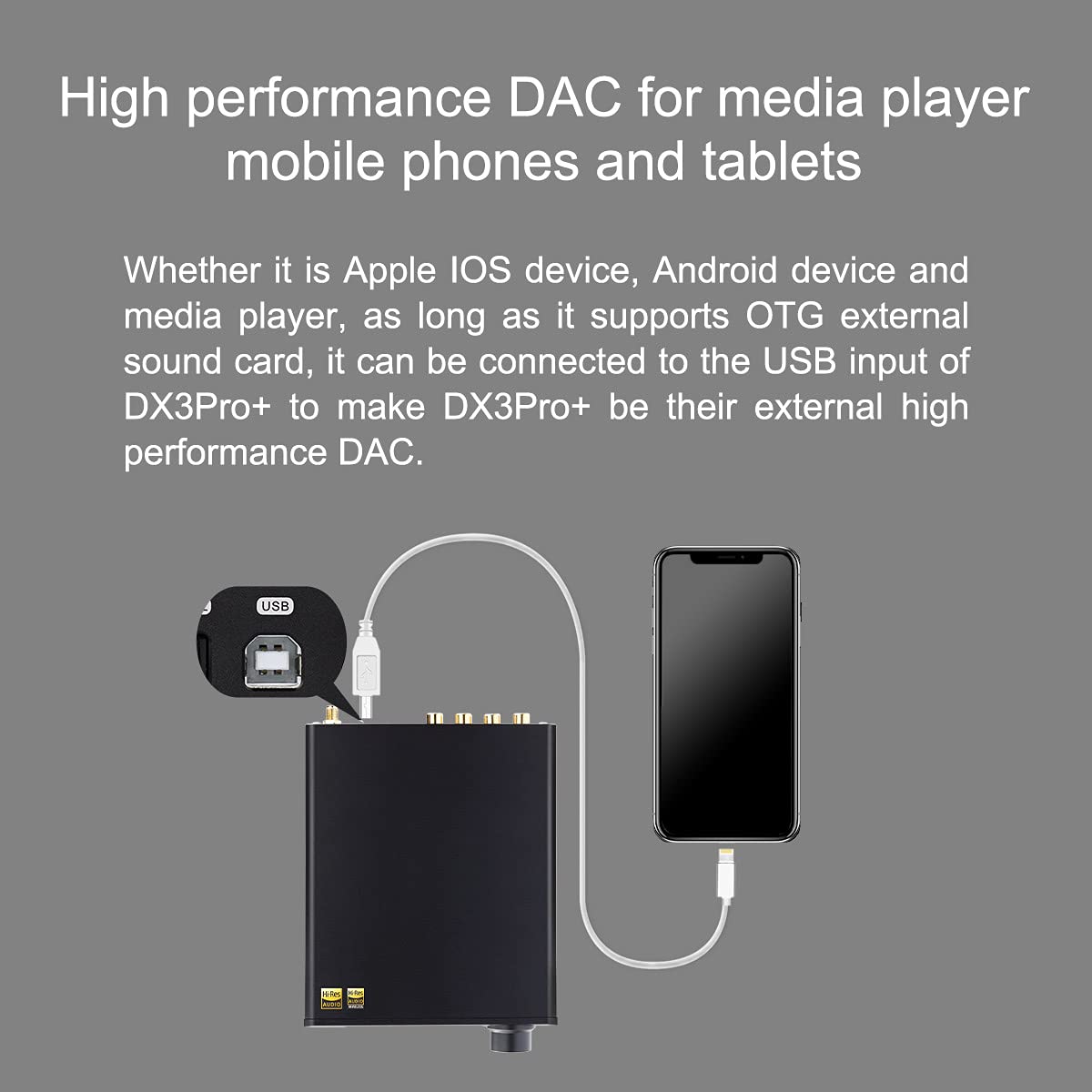 Black Headphone Amplifier DAC AMP with Remote Control M862