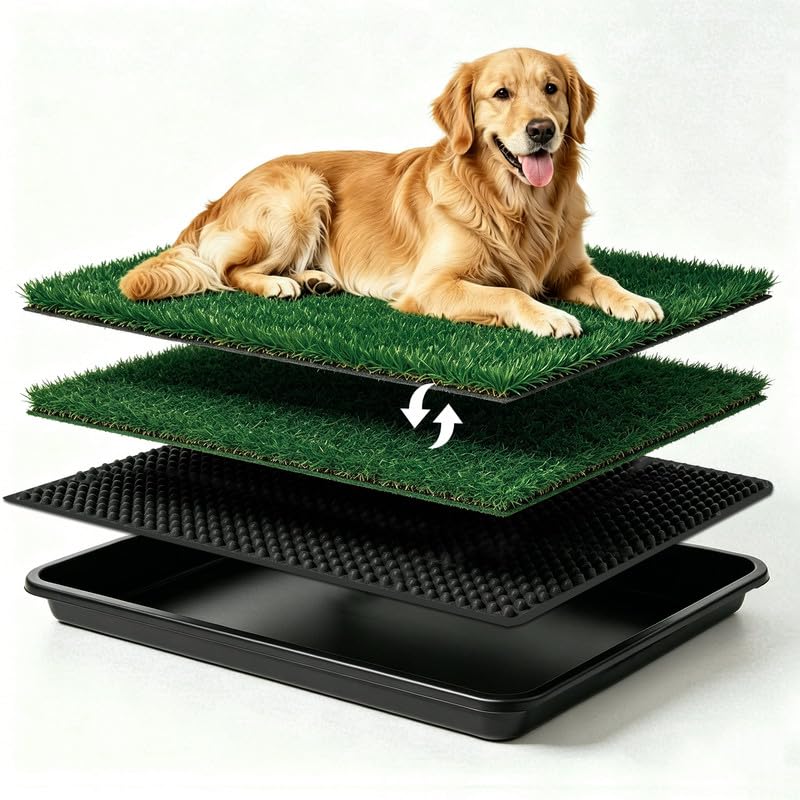 20x25 Inch Dog Grass Pad with Tray A116712