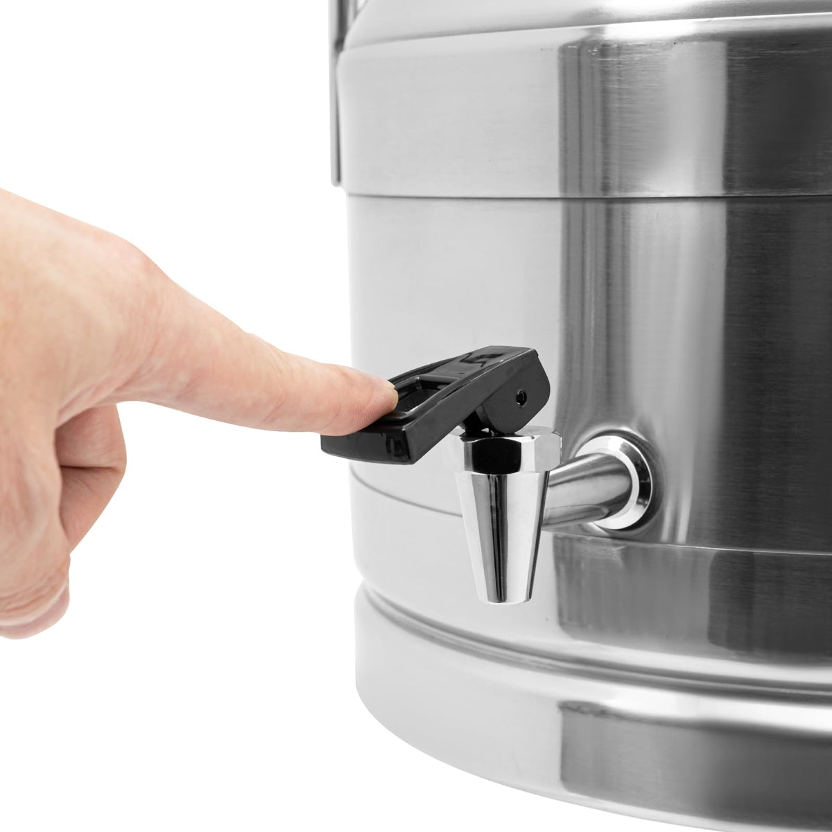 20L Stainless Steel Milk Bucket with Spigot I311