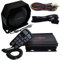 100W Police Siren and Speaker Kit with Handheld Microphone PA System Q81451