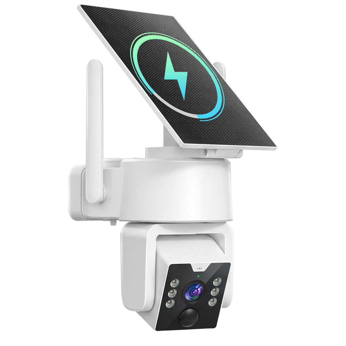 4MP Solar Powered 360° PTZ Outdoor Security Camera W8596