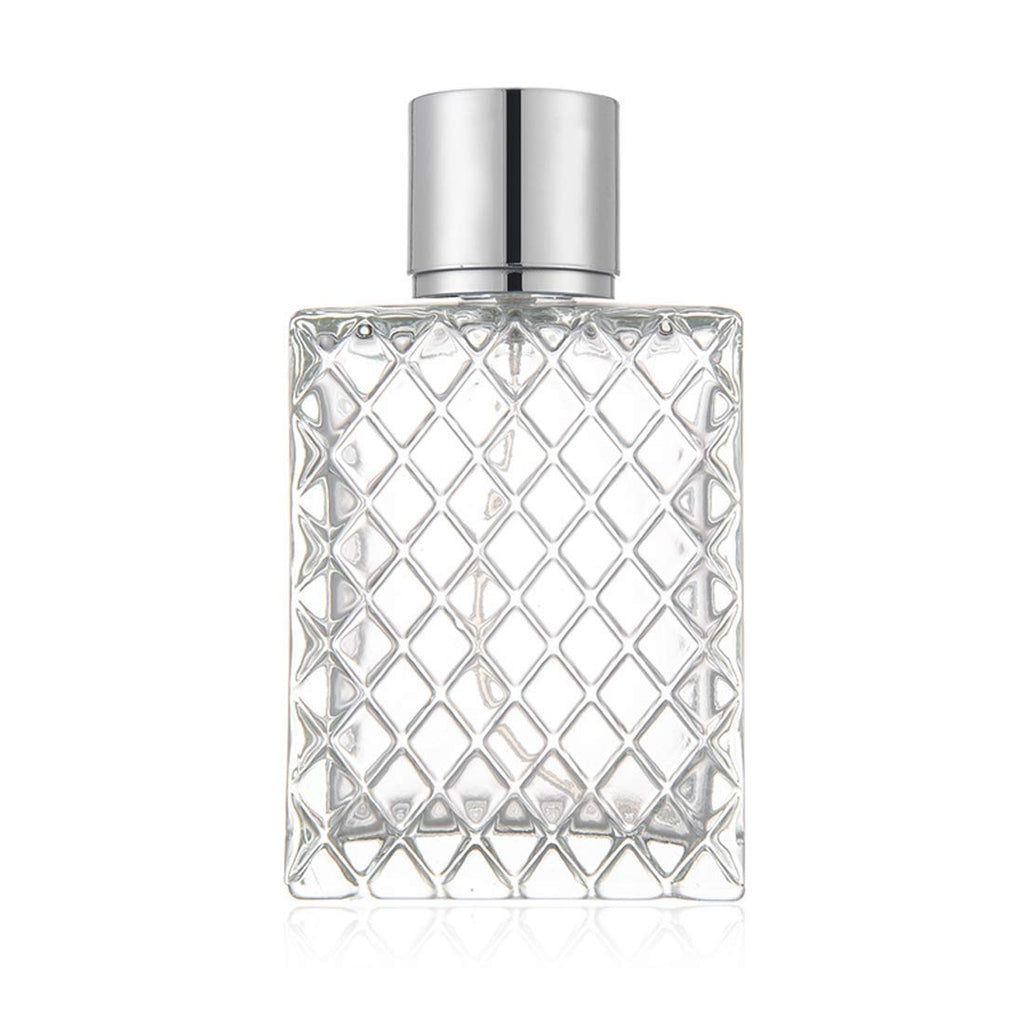100ml 3.4 oz Refillable Fine Mist Spray Perfume Bottles Clear Glass E5073