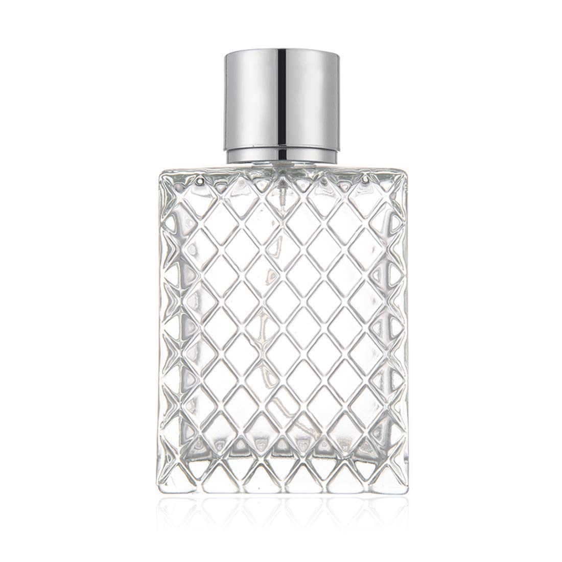 100ml 3.4 oz Refillable Fine Mist Spray Perfume Bottles Clear Glass E5073
