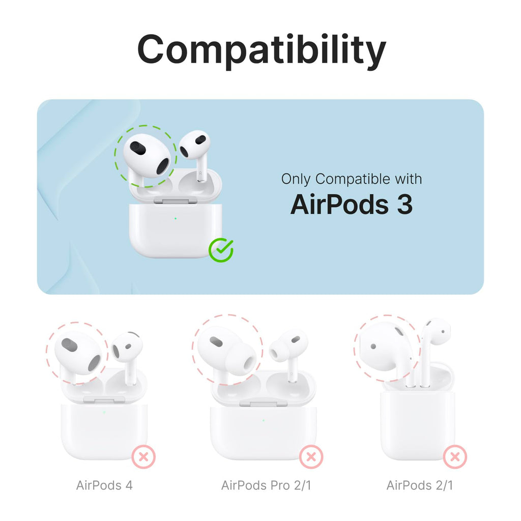 Waterproof AirPods 3rd Generation Case with Carabiner U783174