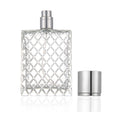 100ml 3.4 oz Refillable Fine Mist Spray Perfume Bottles Clear Glass E5073