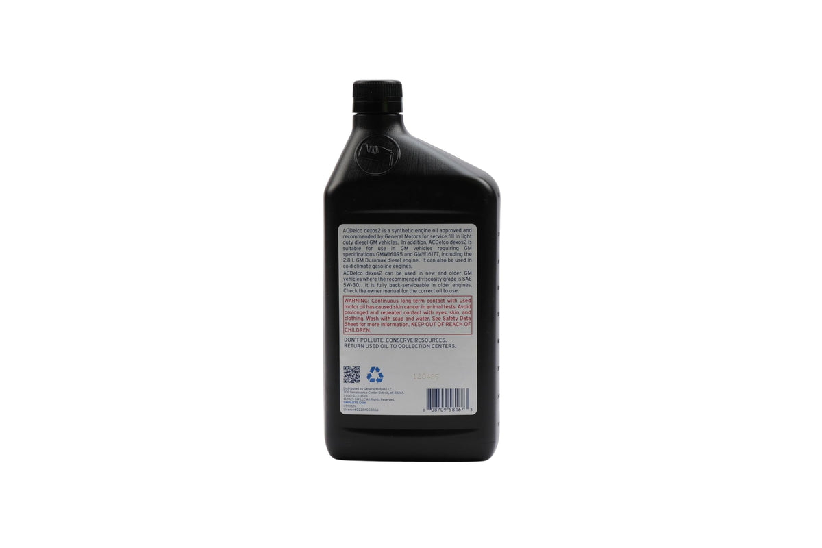 Full Synthetic 5W-30 Motor Oil - 1 qt B92552
