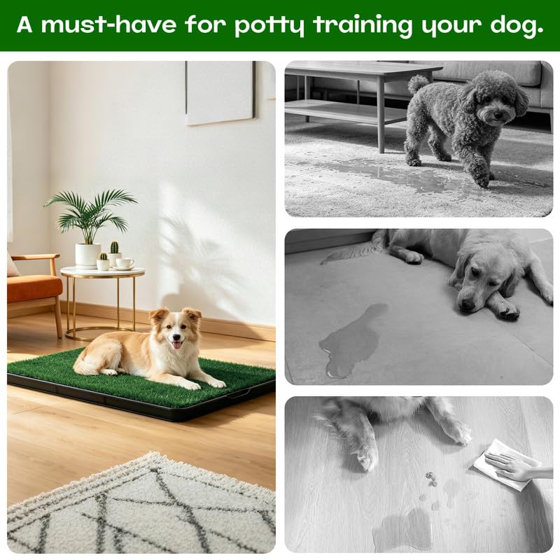 20x25 Inch Dog Grass Pad with Tray A116712