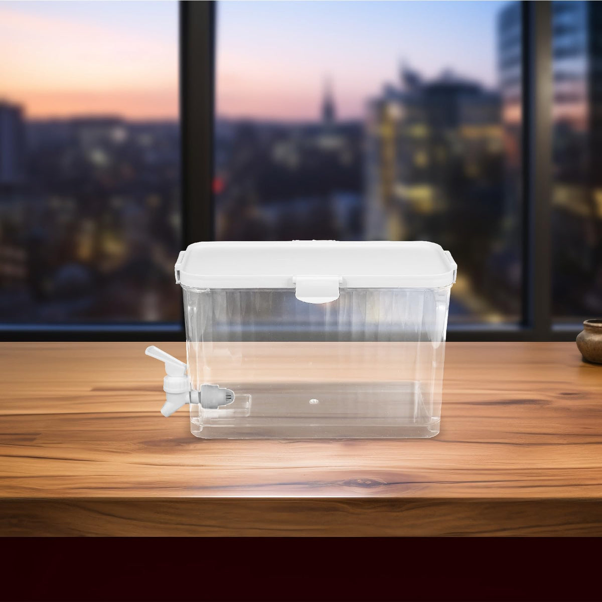 Refrigerator Water Jug with Faucet Large Capacity Beverage Dispenser Y862