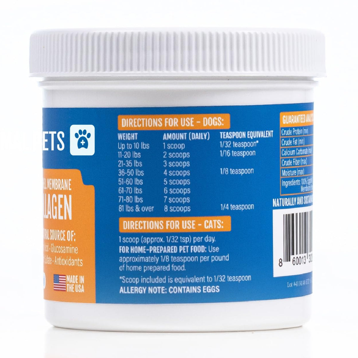 Eggshell Membrane Collagen Powder for Dogs F442632
