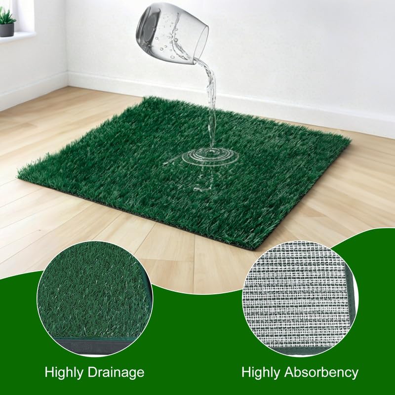 20x25 Inch Dog Grass Pad with Tray A116712