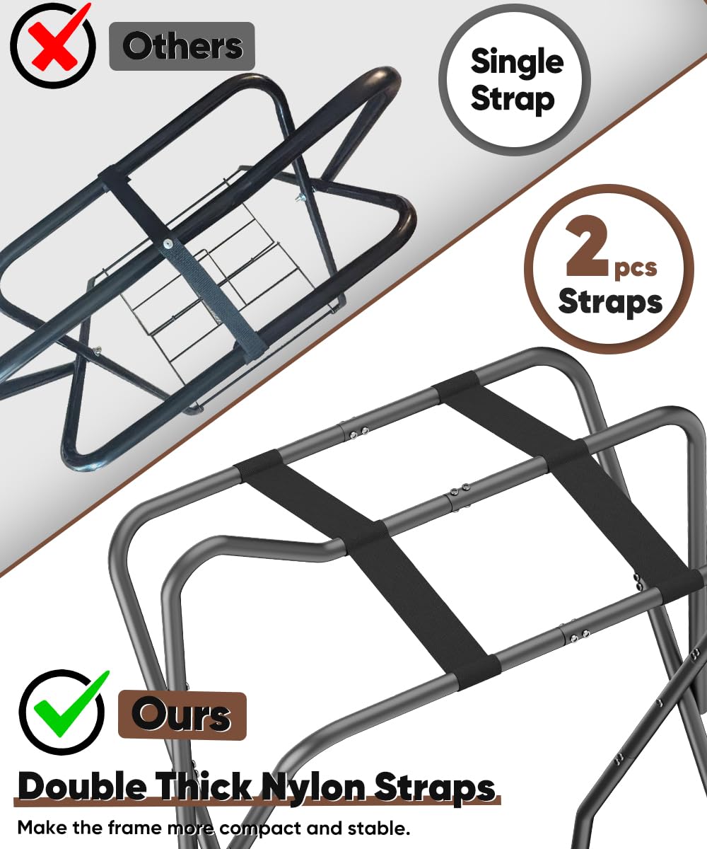 Foldable Saddle Rack with Storage C281608