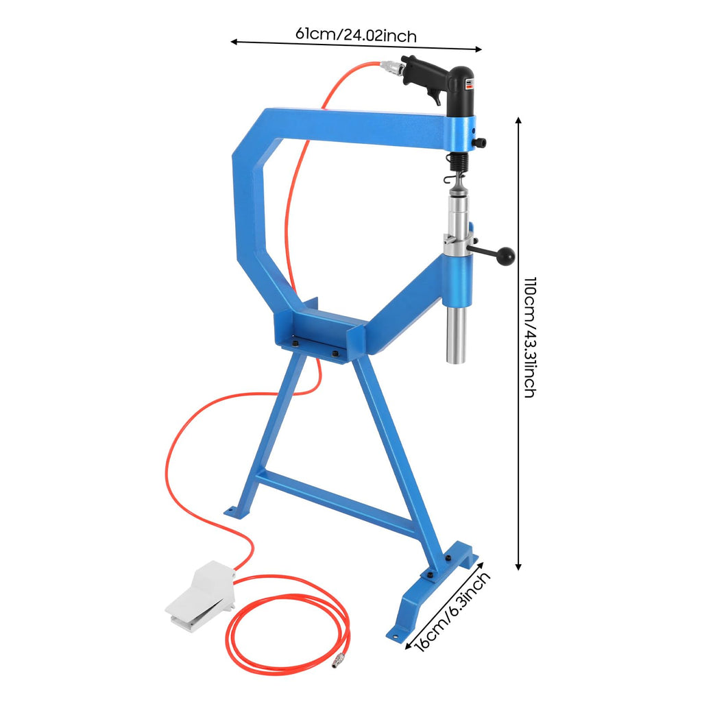 Pneumatic Planishing Hammer & Metal Shrinker Stretcher Kit H612