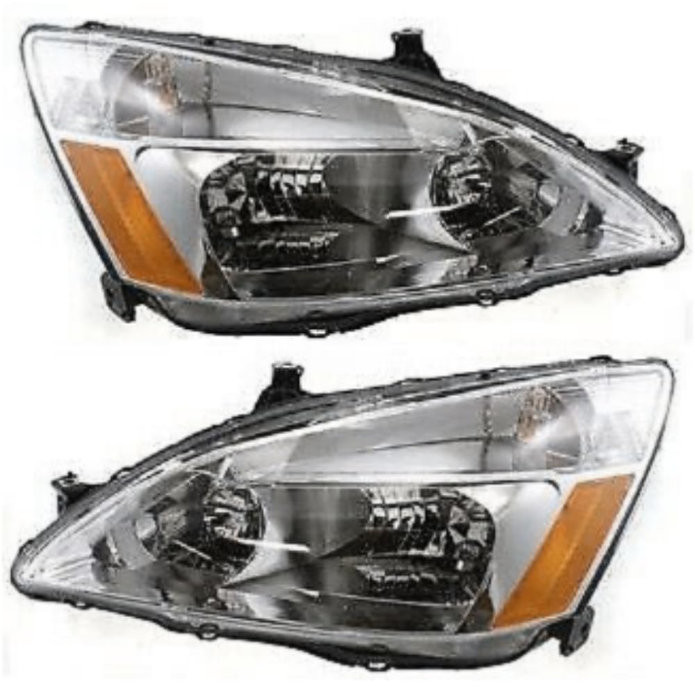 Headlight Set Left Right Clear Lens G513
