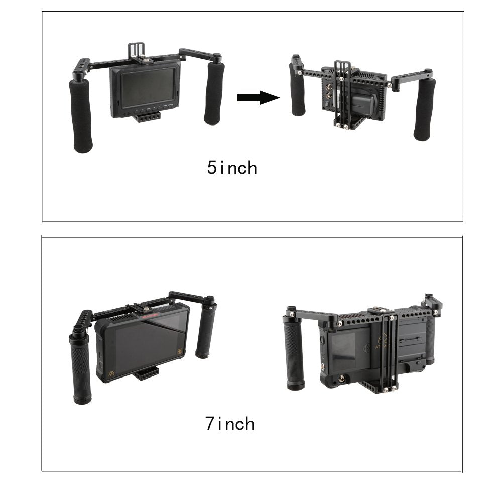 Monitor Cage with Adjustable Handles for 5 and 7 inch LCD Monitor G922376