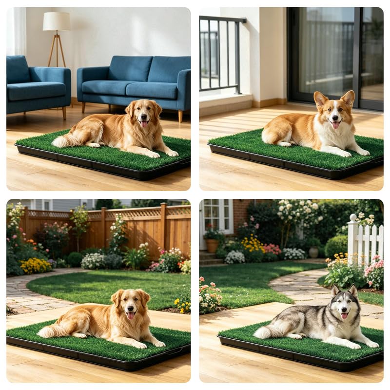 20x25 Inch Dog Grass Pad with Tray A116712