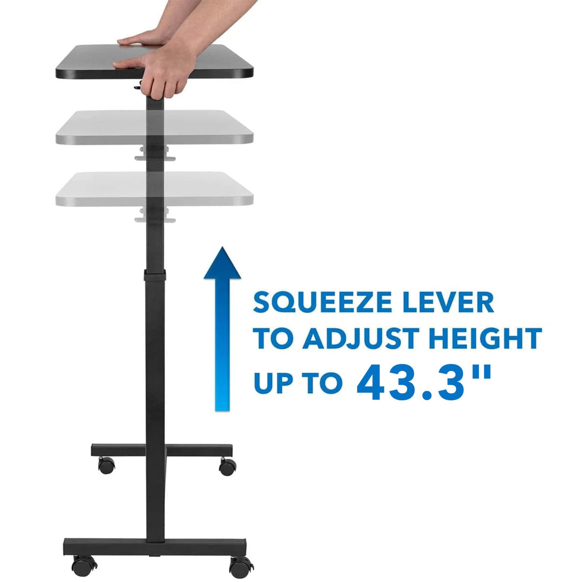 Overbed Table with Wheels X691