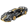 Black 1:14 Race Car Building Block Set R690548
