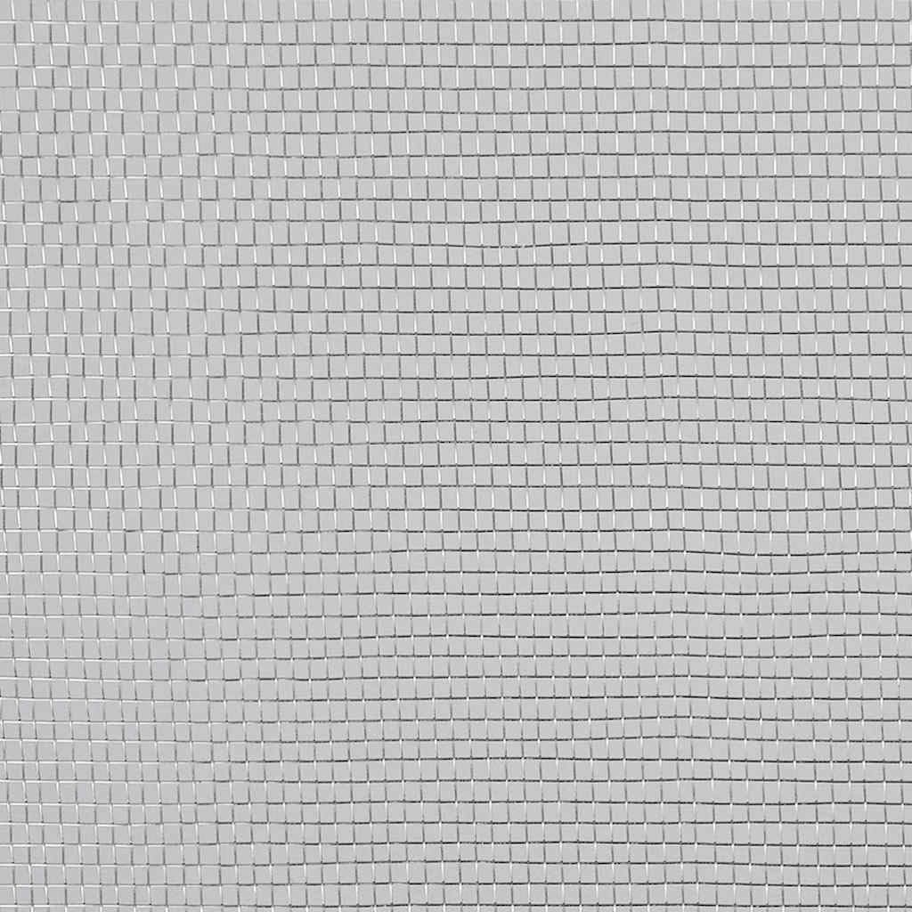 Aluminum Mesh Screen 39.4x196.9 Inches Silver B217442