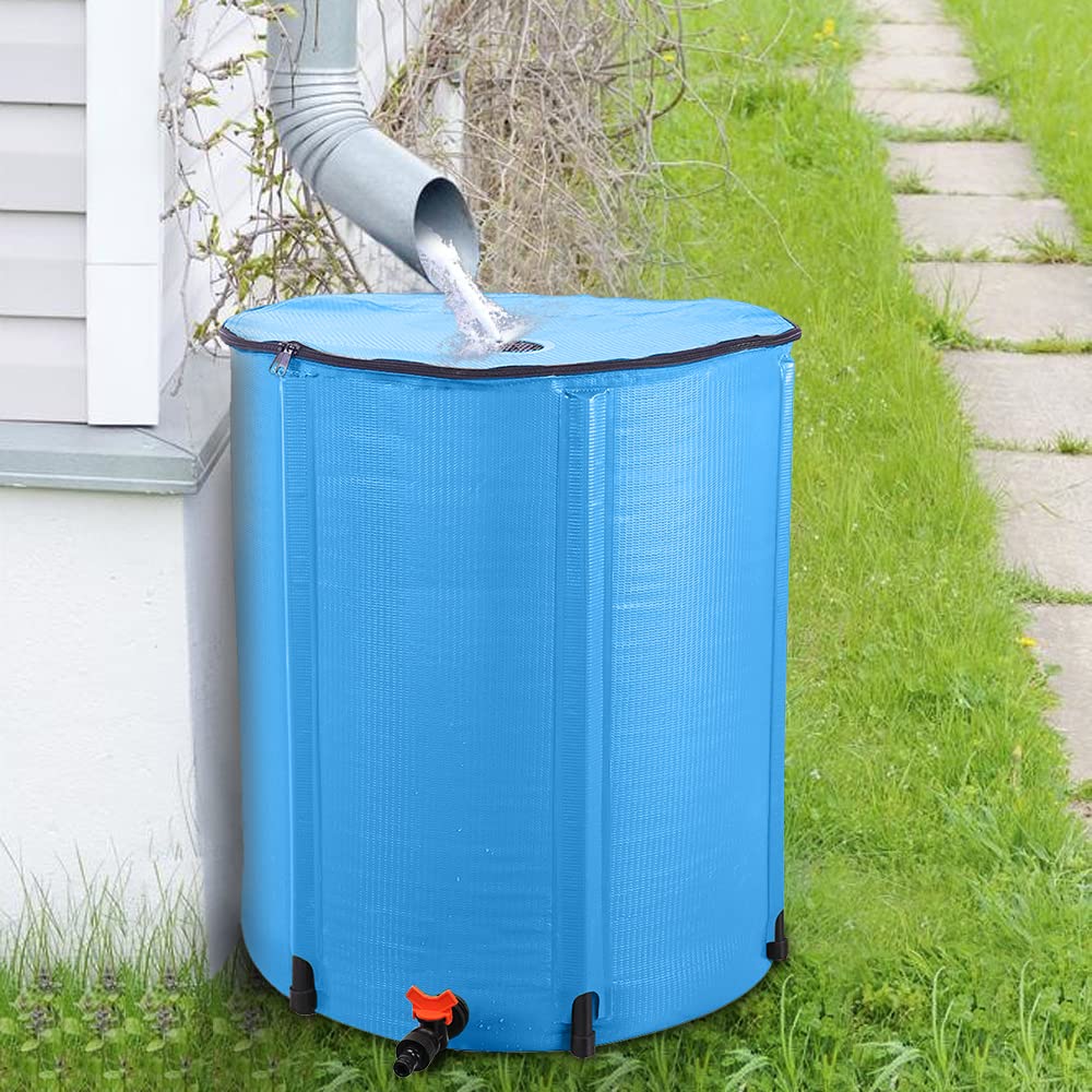 50 Gallon Folding Rain Barrel with Filter N429