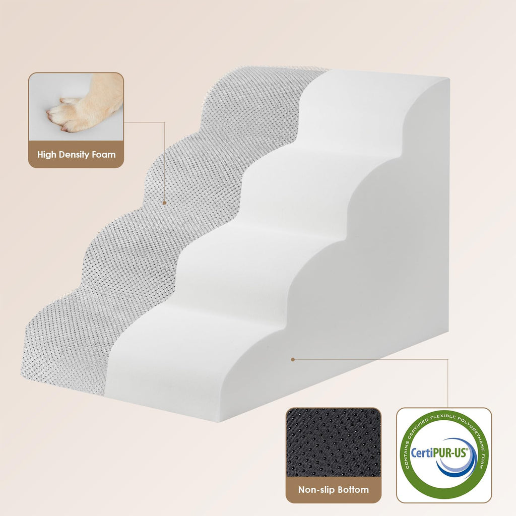 Curved Dog Stairs Ramp 4-Step Q974212