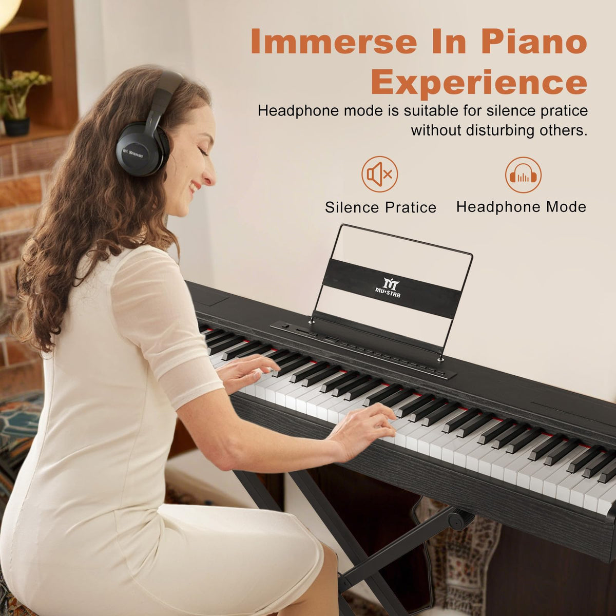 88 Keys Full Weighted Hammer Action Digital Piano X223