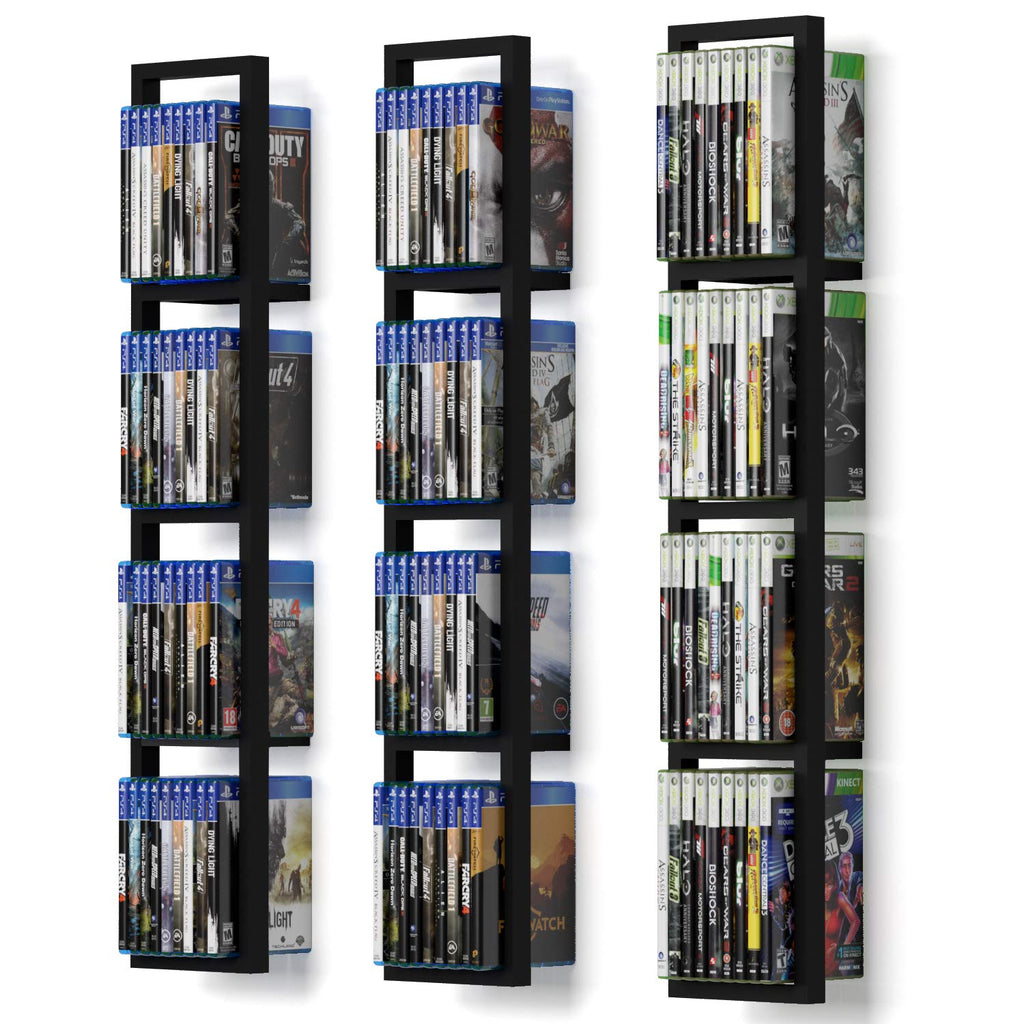 Black 34 Inch Floating Shelves Set of 3 E28942