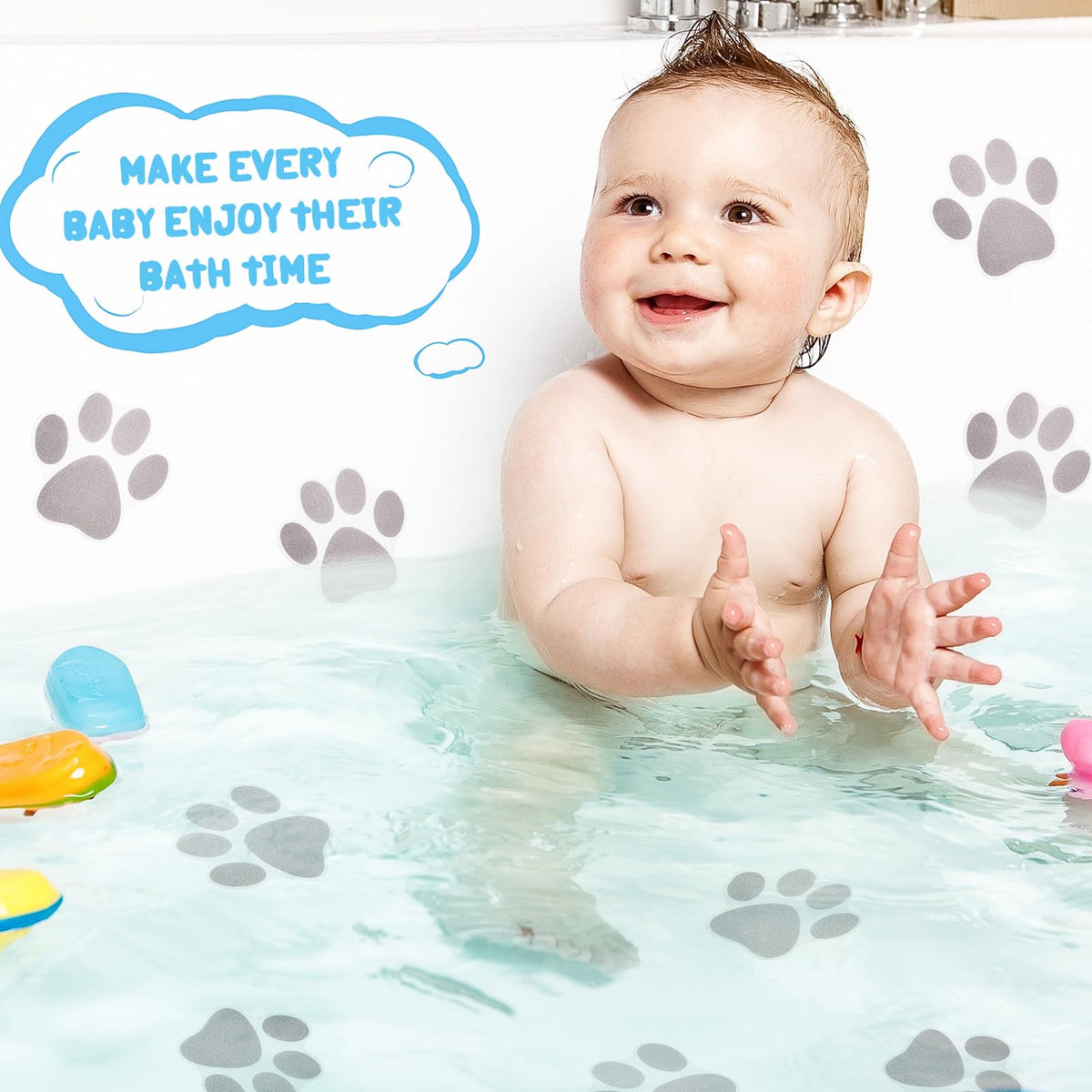 20 Pcs Non Slip Bathtub Sticker O668164