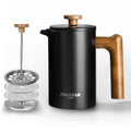 French Press Coffee Maker, 21oz, Black O924825