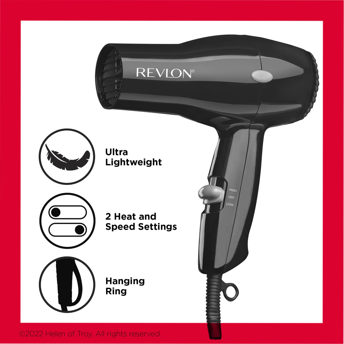 Compact 1875W Hair Dryer X970