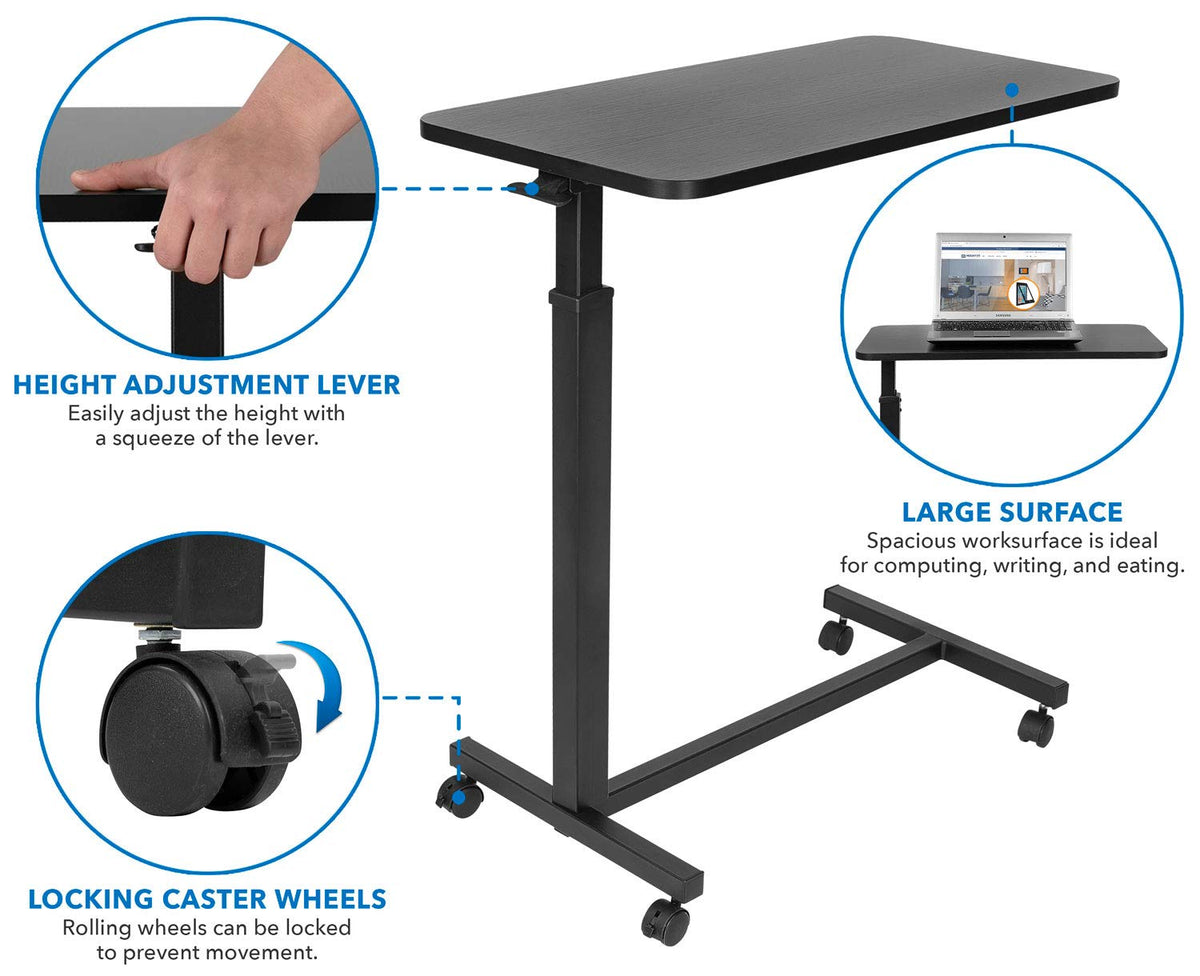 Overbed Table with Wheels X691