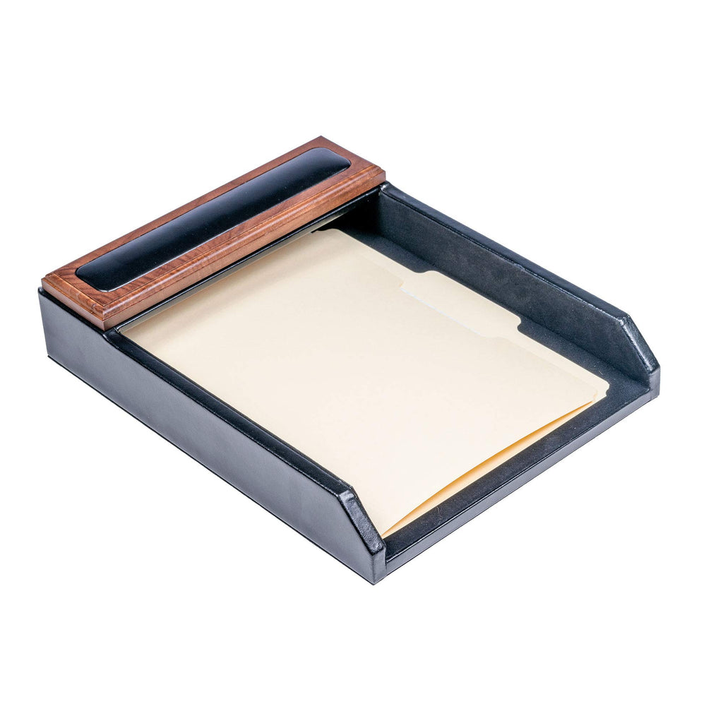 Wood & Leather Desk Set 8 Piece L76141