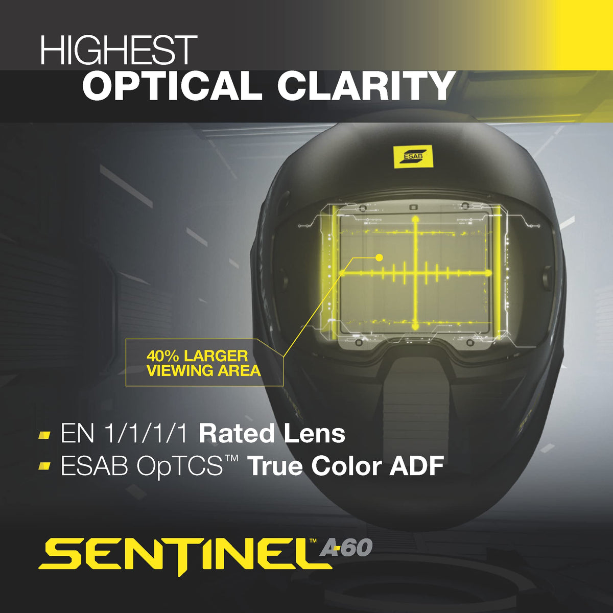 Black Nylon Welding Helmet K2920