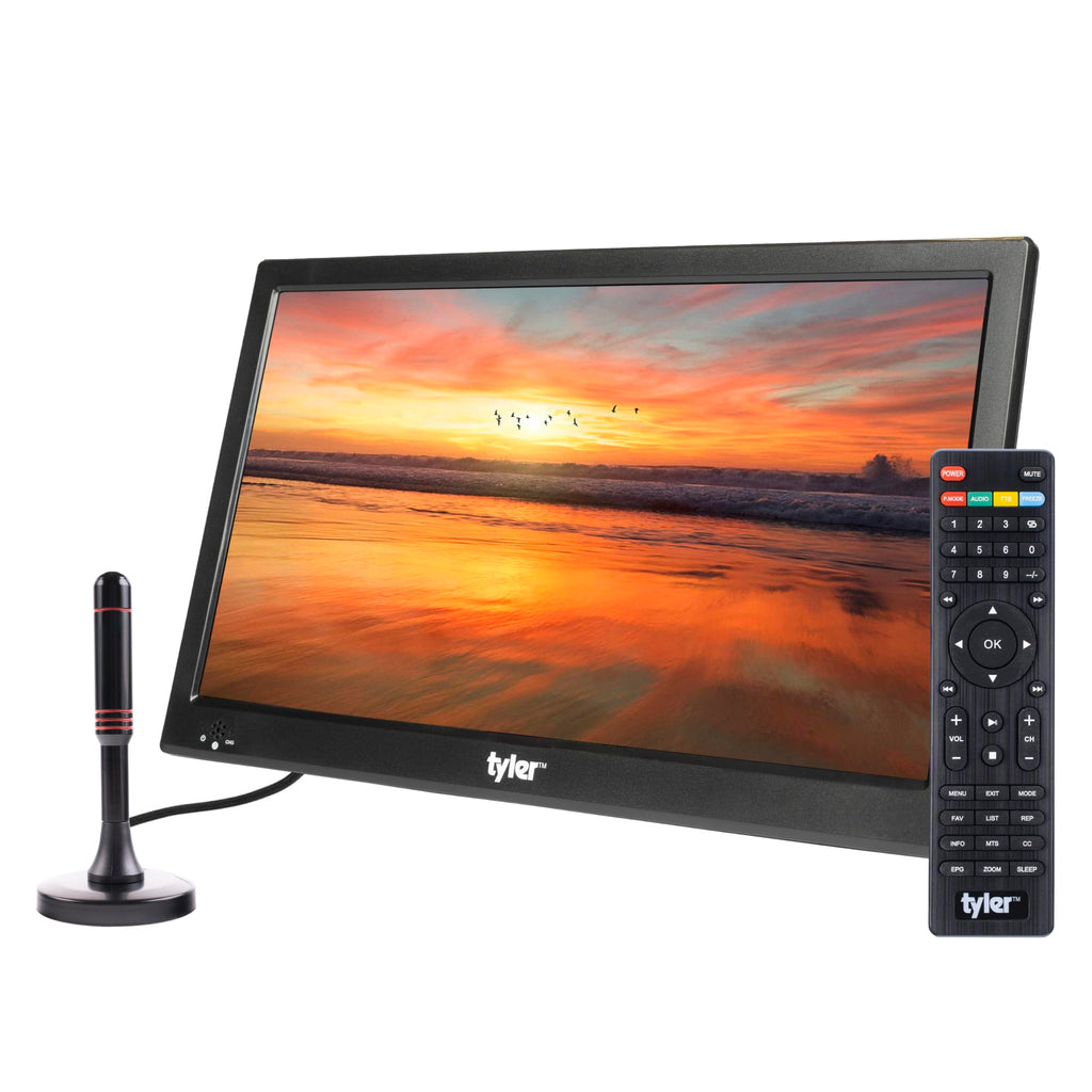 16" Portable LCD TV Battery Powered Wireless Capability HD-TV O95776