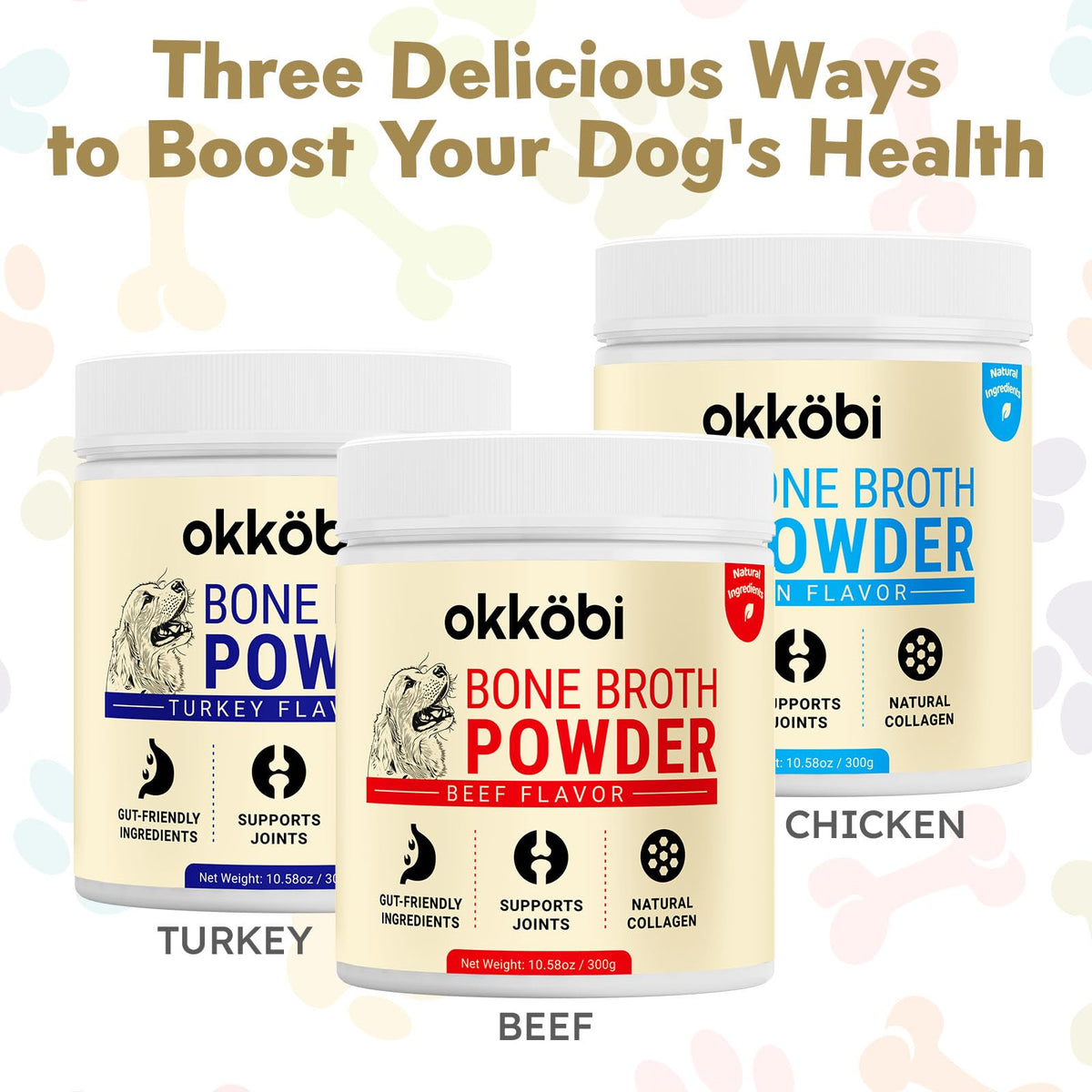 Beef Bone Broth Powder for Dogs F77374