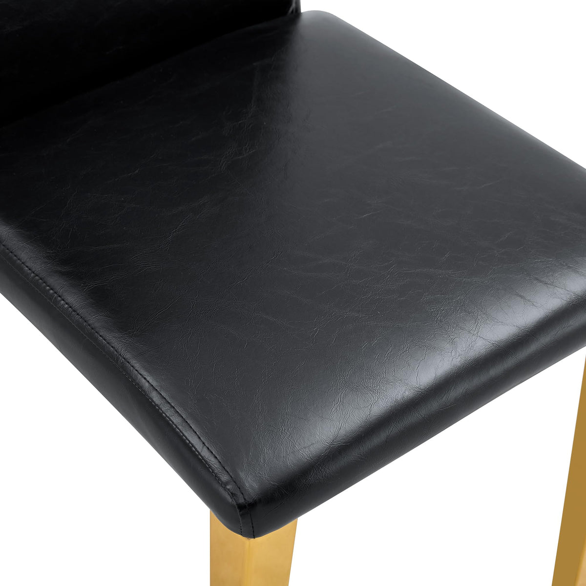 Black PU Leather Dining Chairs Set of 6 R168