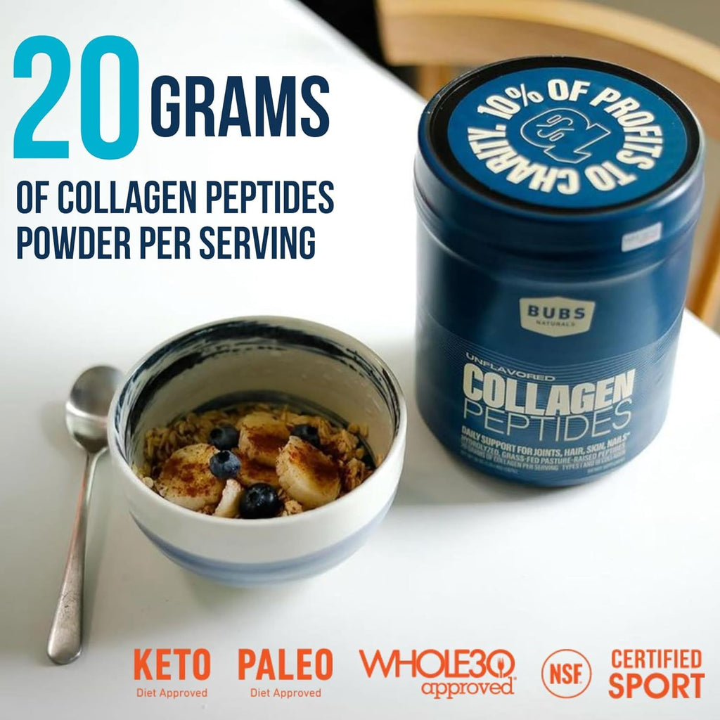 Unflavored Collagen Peptides Powder 10oz M406407