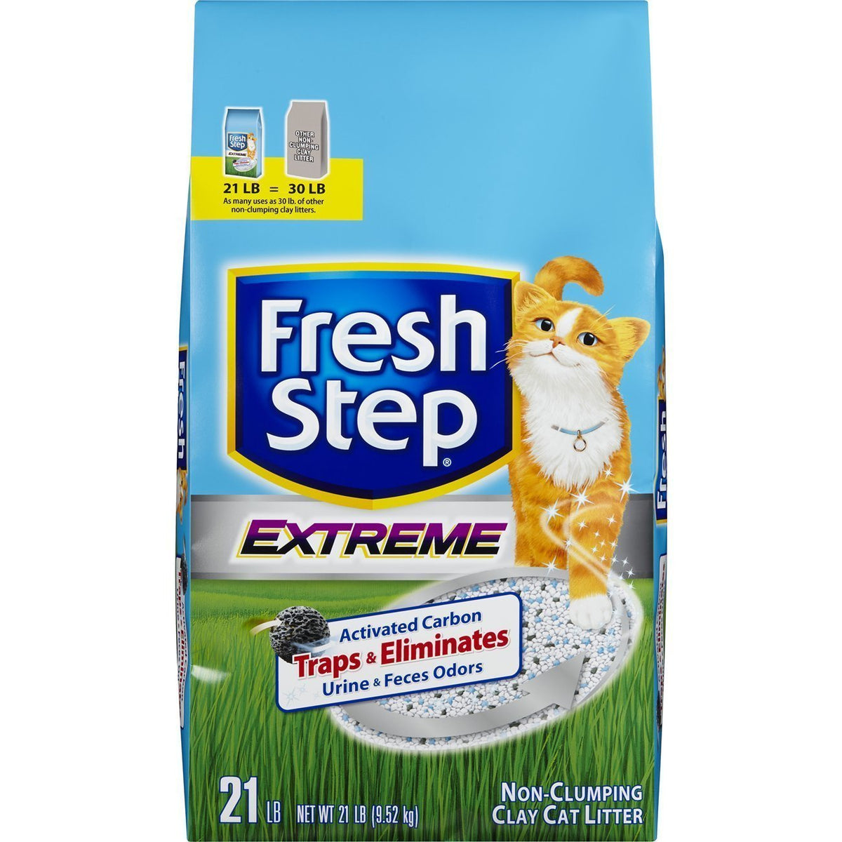 Scented Non Clumping Clay Cat Litter 21 Pounds Z3568
